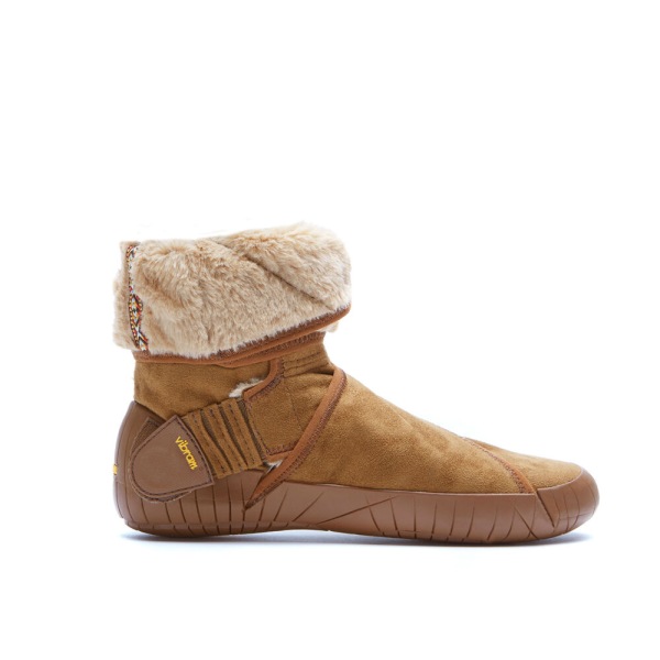 Panske Cizmy Vibram Slovensko - Furoshiki Classic Shearling Mid Hnede | 6138VKCLZ